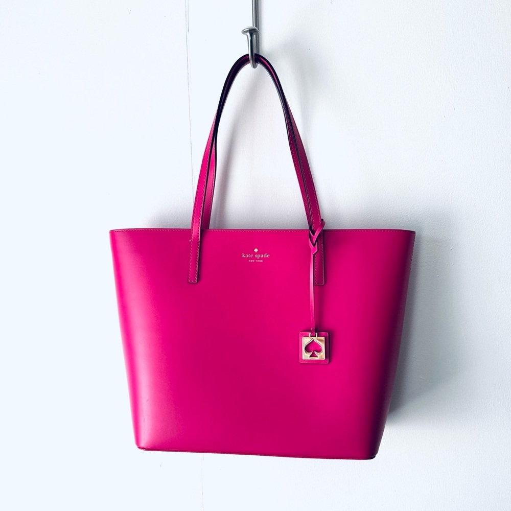 kate spade Hot Pink Leather Tote